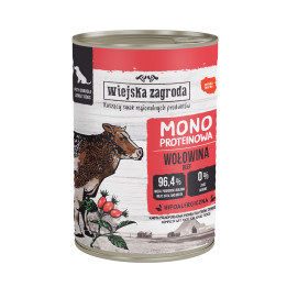 Wiejska Zagroda Karma mokra dla psa Wołowina monoproteinowa 400g