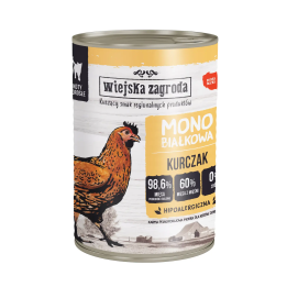 Karma monobiałkowa dla dorosłego kota - kurczak - 400g