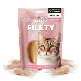 Pan Mięsko Przysmak dla kota Filety Kurczak 100g