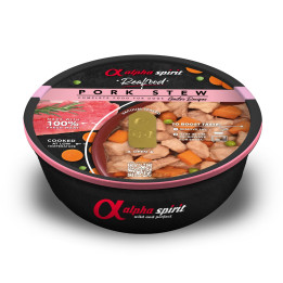 Karma mokra dla psa Alpha Spirit Real Food Pork (dorosły) 280g